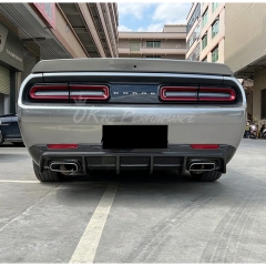 SRT Style Carbon Fiber Rear Diffuser For Dodge Challenger 2015-2023