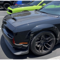 Hellcat Redeye Style Carbon Fiber Hood For Dodge Challenger 2008-2023