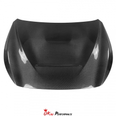 GTS Style Carbon Fiber Hood With Carbon Fiber Vent For Infiniti Q50 2013-2024