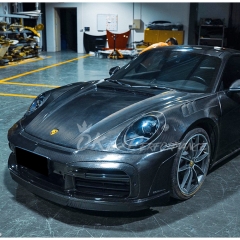 TopCar Stinger Style Dry Carbon Fiber Front Bumper For Porsche 911 Carrera & S & Turbo S 992 992.1 992.2 2019-2028