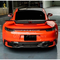 OEM Style Dry Carbon Fiber Rear Diffuser For Porsche 911 Carrera S 992 992.1 2019-2023