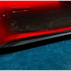 GT3 Style Dry Carbon Fiber Side Skirt For Porsche 911 Carrera & S 992 992.1 992.2 2019-2028