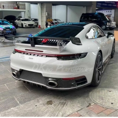 OEM Style Dry Carbon Fiber Rear Diffuser For Porsche 911 Carrera 992 992.1 2019-2023