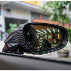 OEM Style Dry Carbon Fiber Mirror Cover For Porsche 911 Carrera & S & Turbo S 992 992.1 992.2 2019-2028 LHD