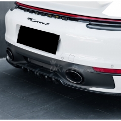 Techart Style Dry Carbon Fiber Rear Diffuser For Porsche 911 Carrera & S 992 992.1 2019-2023