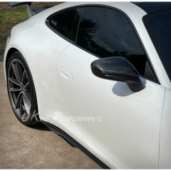 OEM Style Dry Carbon Fiber Mirror Cover For Porsche 911 Carrera & S & Turbo S 992 992.1 992.2 2019-2028 LHD