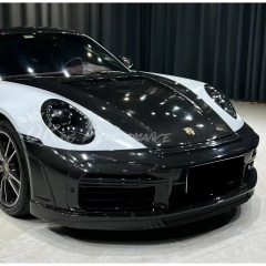 TopCar Stinger Style Dry Carbon Fiber Front Bumper For Porsche 911 Carrera & S & Turbo S 992 992.1 992.2 2019-2028