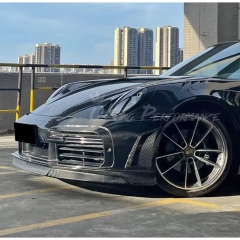 TopCar Stinger Style Dry Carbon Fiber Front Bumper For Porsche 911 Carrera & S & Turbo S 992 992.1 992.2 2019-2028