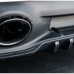 Techart Style Dry Carbon Fiber Rear Diffuser For Porsche 911 Carrera & S 992 992.1 2019-2023