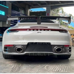 OEM Style Dry Carbon Fiber Rear Diffuser For Porsche 911 Carrera 992 992.1 2019-2023