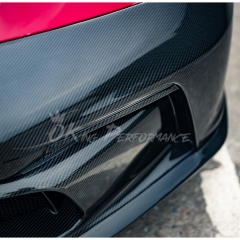 GT3 Style Full Dry Carbon Fiber Front Bumper For Porsche 911 Carrera & S & Turbo S 992 992.1 992.2 2019-2028 Partial Visible Dry Carbon Fiber Version