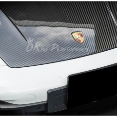 TopCar Style Dry Carbon Fiber Hood Bonnet For Porsche 911 Carrera & S & Turbo S 992 992.1 992.2 2019-2028