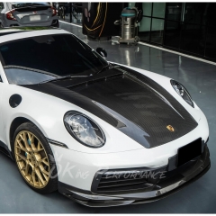 TopCar Style Dry Carbon Fiber Hood Bonnet For Porsche 911 Carrera & S & Turbo S 992 992.1 992.2 2019-2028
