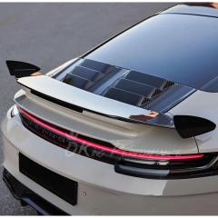 TopCar Style Rear Spoiler Wing & Base Lid & Engine Cover For Porsche 911 Carrera & S 992 992.1 992.2 2019-2028 Partial Visible Dry Carbon Fiber Version