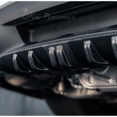Techart Style Dry Carbon Fiber Rear Diffuser For Porsche 911 Carrera & S 992 992.1 2019-2023