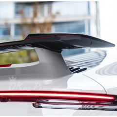 Sport Design Style Dry Carbon Fiber Rear Spoiler Wing With Primered Base Lid For Porsche 911 Carrera & S 992 992.1 992.2 2019-2028