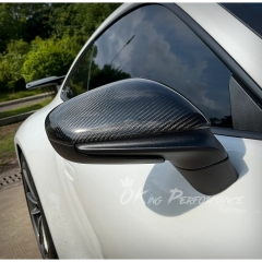 OEM Style Dry Carbon Fiber Mirror Cover For Porsche 911 Carrera & S & Turbo S 992 992.1 992.2 2019-2028 LHD