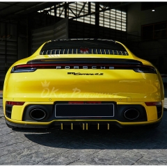 TechArt Style Dry Carbon Fiber Rear Spoiler For Porsche 911 Carrera & S 992 992.1 992.2 2019-2028