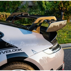 GT3 Style Full Dry Carbon Fiber Rear Spoiler & Engine Cover & Base Lid Set For Porsche 911 Carrera & S 992 992.1 992.2 2019-2028