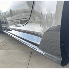 Techart Style Dry Carbon Fiber Side Skirt For Porsche 911 Carrera & S 992 992.1 992.2 2019-2028