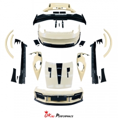 Ghost Style Wide Body Kits For Porsche 911 Carrera & S 992 992.1 2019-2023 Partial Visible Dry Carbon Fiber Version