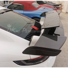 TechArt GTstreet R Style Rear Spoiler Wing & Base Lid & Engine Cover For Porsche 911 Carrera & S 992 992.1 992.2 2019-2028 Partial Visible Dry Carbon Fiber Version
