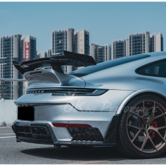 Ghost Style Wide Body Kits For Porsche 911 Carrera & S 992 992.1 2019-2023 Partial Visible Dry Carbon Fiber Version