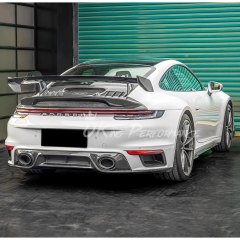 OEM Style Dry Carbon Fiber Rear Diffuser For Porsche 911 Turbo S 992 992.1 2019-2023