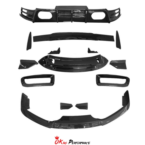 Brabx Style Dry Carbon Fiber Aero Body Kits For Porsche 911 Carrera 992 992.1 2019-2023