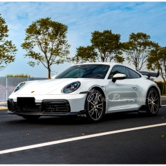 Brabx Style Dry Carbon Fiber Side Skirts Splitter For Porsche 911 Carrera & S 992 992.1 992.2 2019-2028