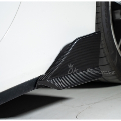 Brabx Style Dry Carbon Fiber Side Skirts Splitter For Porsche 911 Carrera & S 992 992.1 992.2 2019-2028