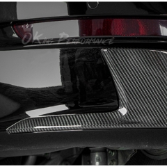 OEM Style Dry Carbon Fiber Rear Bumper Canard Trim For Porsche 911 Carrera S 992 992.1 2019-2023