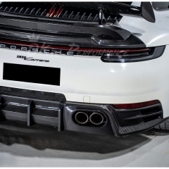 Brabx Style Dry Carbon Fiber Aero Body Kits For Porsche 911 Carrera 992 992.1 2019-2023