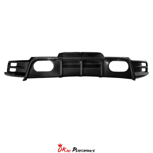 Brabx Style Dry Carbon Fiber Rear Diffuser For Porsche 911 Carrera 992 992.1 2019-2023