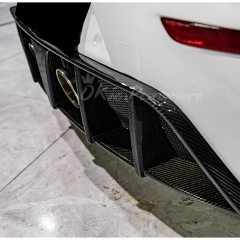 Keyvany Style Rear Bumper For Porsche 911 Carrera & S 992 992.1 2019-2023 Partial Visible Dry Carbon Fiber Version