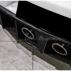 Keyvany Style Rear Bumper For Porsche 911 Carrera & S 992 992.1 2019-2023 Partial Visible Dry Carbon Fiber Version