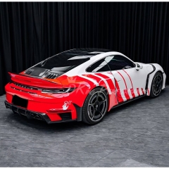 Brabx Rocket 900 Style Conversion Body Kit For Porsche 911 Carrera & S 992 992.1 2019-2023 Partial Visible Dry Carbon Fiber Version