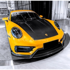 CMST Style Dry Carbon Fiber Hood Bonnet For Porsche 911 Carrera & S & Turbo S 992 992.1 992.2 2019-2028