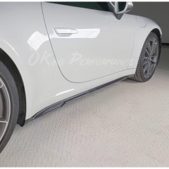 OEM Style Dry Carbon Fiber Side Skirt For Porsche 911 Turbo S 992 992.1 992.2 2019-2028