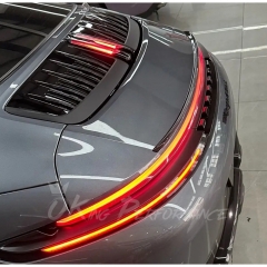 992.2 GT3 Touring Style Dry Carbon Fiber Rear Spoiler For Porsche 911 Carrera & S 992 992.1 992.2 2019-2028
