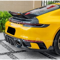 CMST Style Dry Carbon Fiber Rear Diffuser For Porsche 911 Carrera S 992 992.1 2019-2023