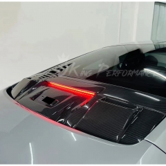 MIW Style Dry Carbon Fiber Rear Engine Lid Cover For Porsche 911 Carrera & S 992 992.1 992.2 2019-2028