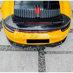 CMST Style Dry Carbon Fiber Rear Spoiler Wing For Porsche 911 Carrera & S 992 992.1 992.2 2019-2028