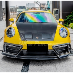 CMST Style Dry Carbon Fiber Front Lip For Porsche 911 Carrera S 992 992.1 2019-2023
