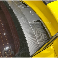 992.2 GT3 Style Rear Spoiler & Base Lid & Engine Cover For Porsche 911 Carrera & S 992 992.1 992.2 2019-2028 Raw Dry Carbon Fiber Version