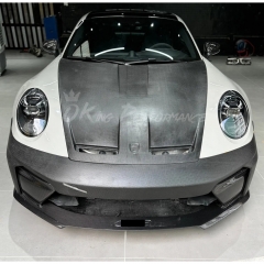 992.2 GT3 Style Front Bumper For Porsche 911 Carrera & S & Turbo S 992 992.1 992.2 2019-2028 Raw Dry Carbon Fiber Version