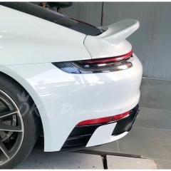 Sport Classic Style Dry Carbon Fiber High Kick Rear Spoiler Wing For Porsche 911 Carrera & S 992 992.1 992.2 2019-2028