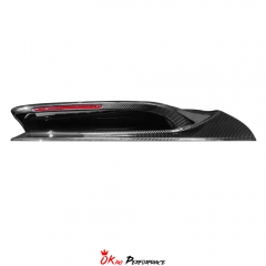 Sport Classic Style Dry Carbon Fiber High Kick Rear Spoiler Wing For Porsche 911 Carrera & S 992 992.1 992.2 2019-2028