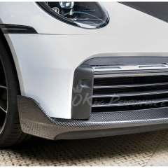 OEM Style Dry Carbon Fiber Front Lip For Porsche 911 Turbo S 992 992.1 2019-2023