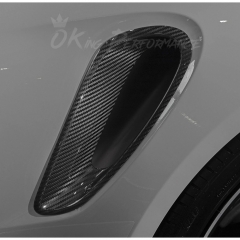 OEM Style Dry Carbon Fiber Rear Side Air Vents For Porsche 911 Turbo S 992 992.1 992.2 2019-2028